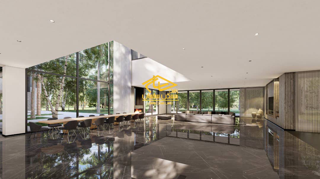 خريد ويلا در چلك ٢٥٠٠ متر ٨ خواب فول امكانات