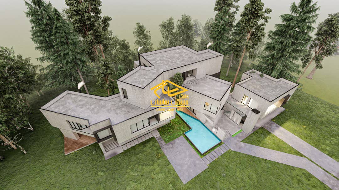 خريد ويلا در چلك ٢٥٠٠ متر ٨ خواب فول امكانات