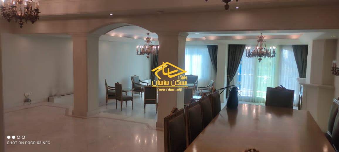 اجاره آپارتمان در محموديه ٢٤٠ متر ٣ خواب خوش نقشه تكواحدي مبله