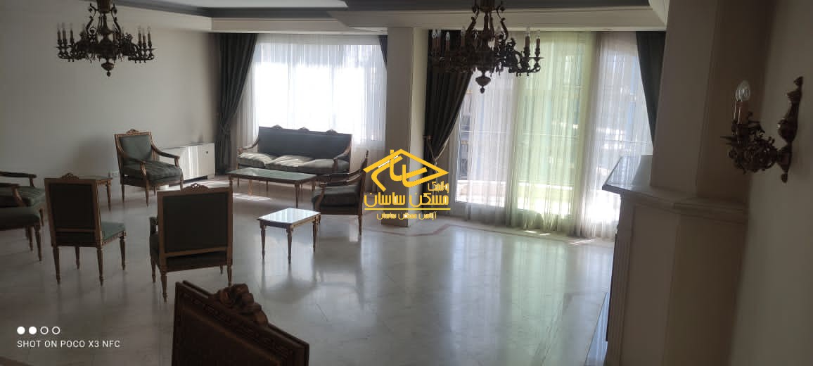 اجاره آپارتمان در محموديه ٢٤٠ متر ٣ خواب خوش نقشه تكواحدي مبله