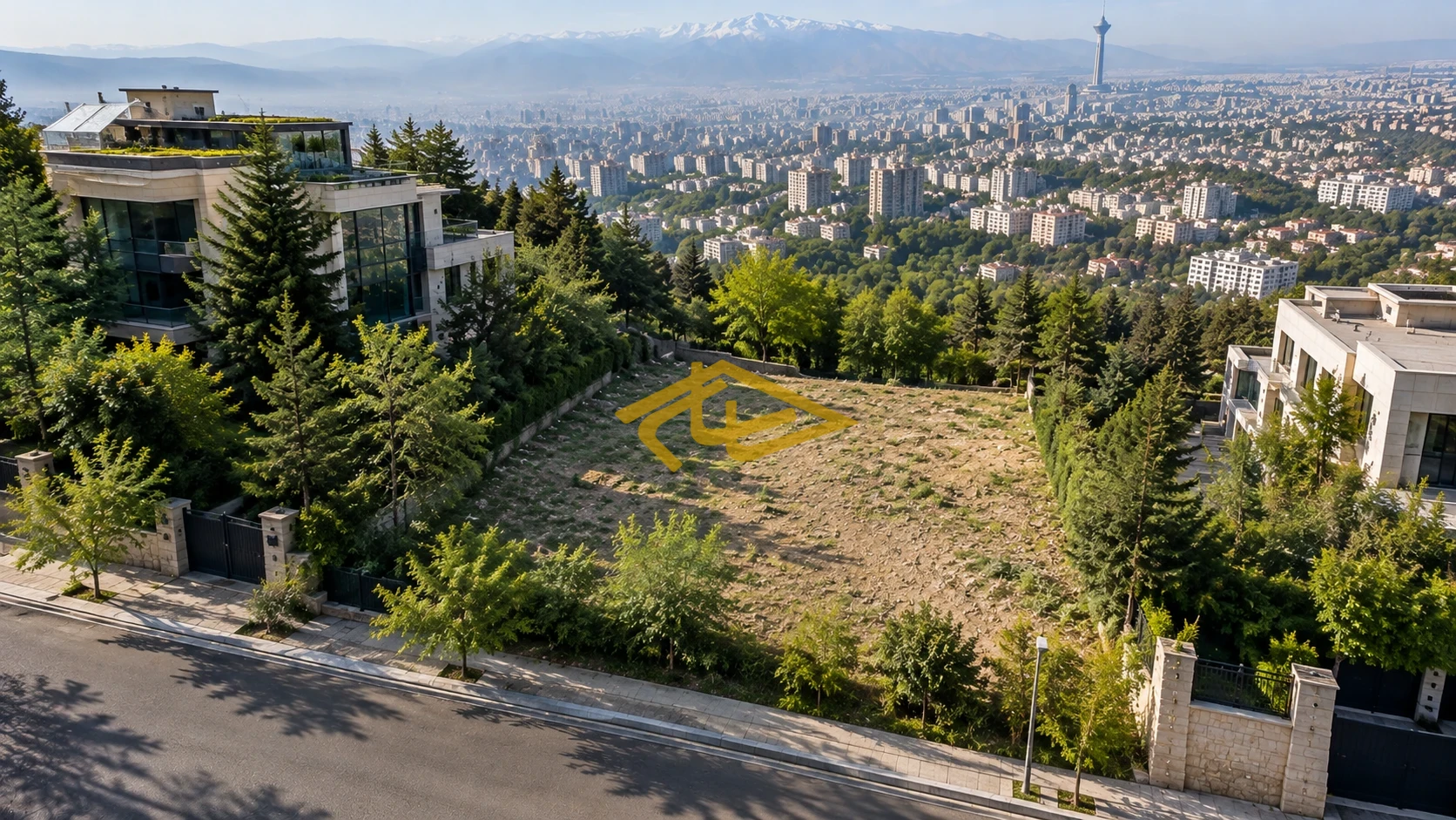 خرید زمین ۱۱۰۰ متری در ولنجک | جواز آماده ساخت ۵۰۰۰ متر بنای مفید