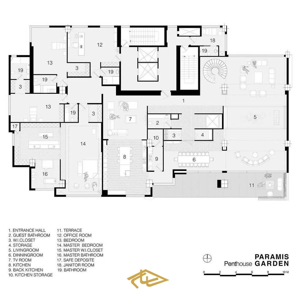 پلان پارامیس الیت گاردن