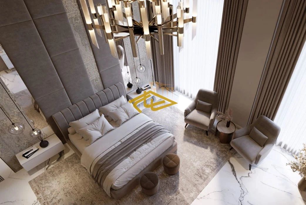 رندر اتاق بتیس زعفرانیه