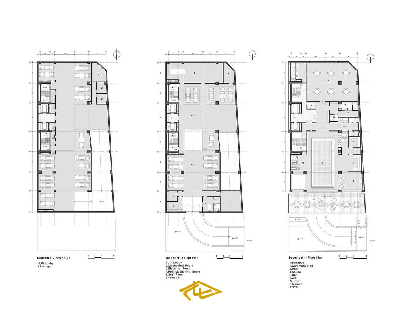 پلان‌های برج گوهر کامران