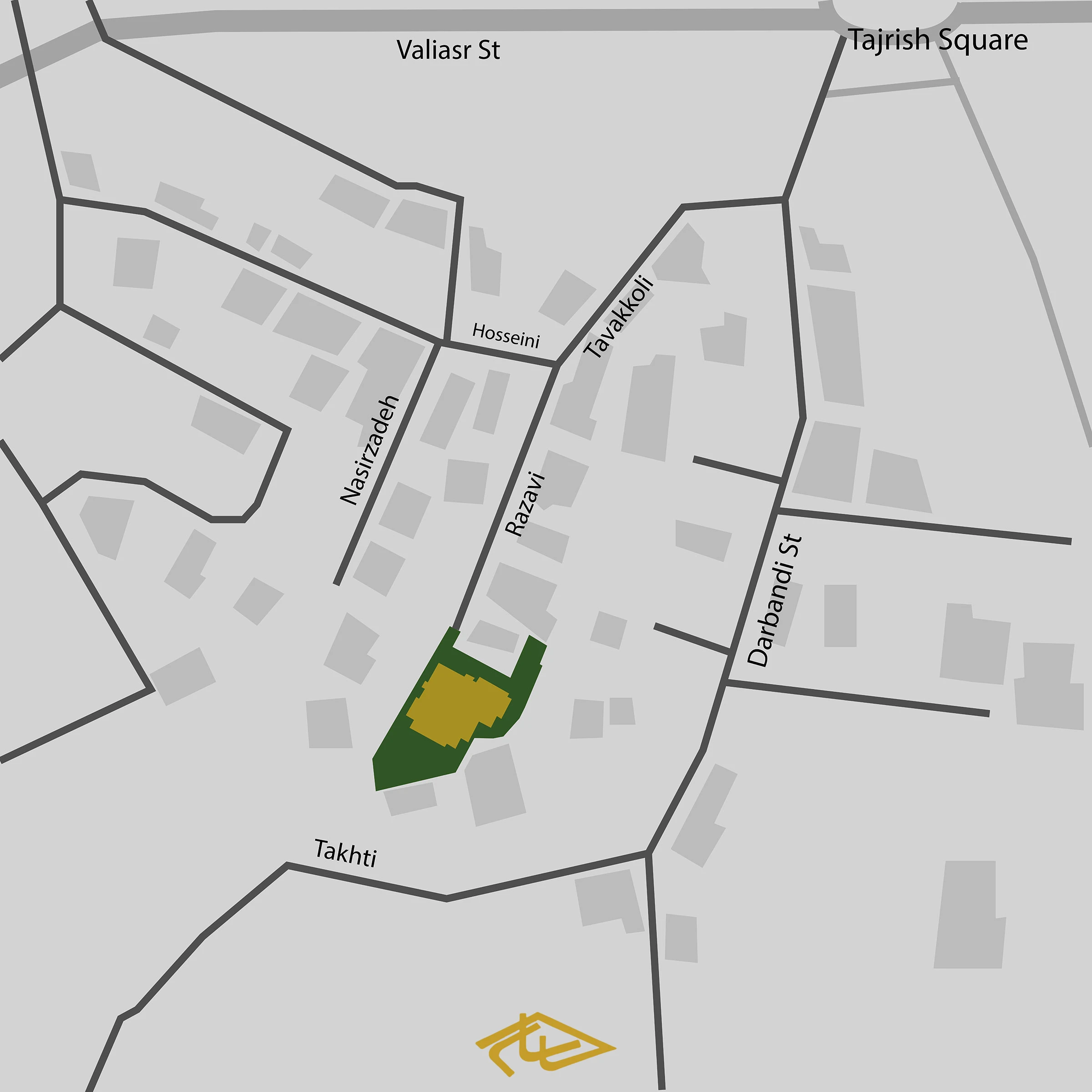 موقعیت مکانی پروژه پارامیس الیت گاردن