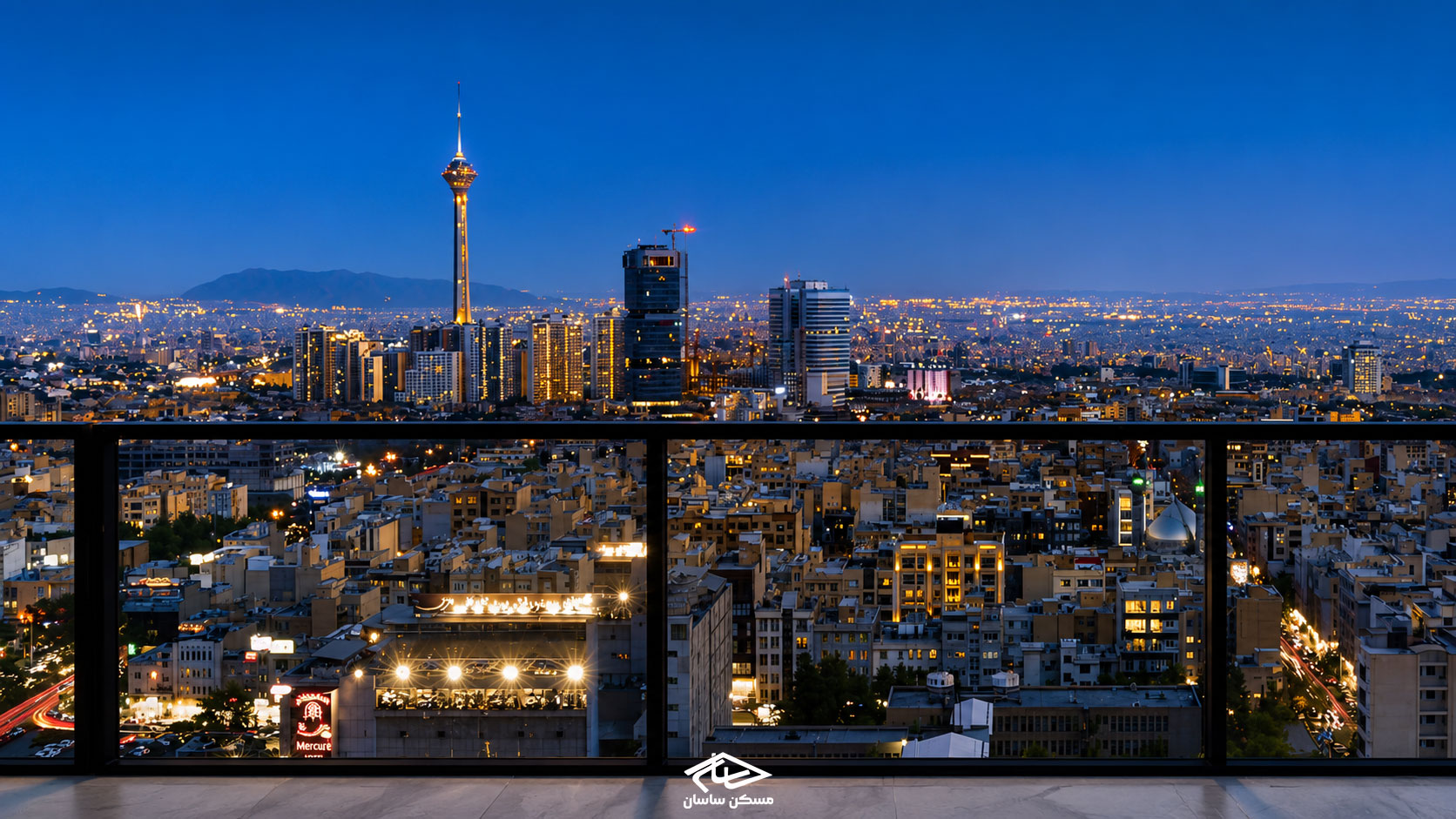 نمایی از سعادت آباد تهران
